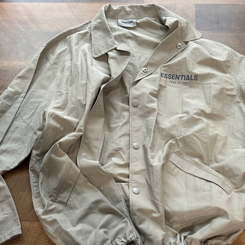 ESSENTIALS Tan Jacket - Picture 4 of 6